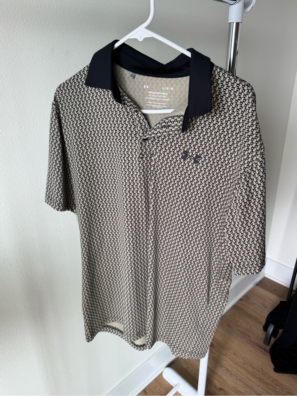 Mens Under Armour Playoff Printed Golf Polo size Large